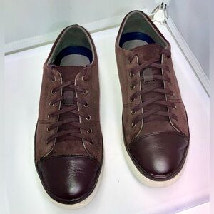 Cole Haan Falmouth Suede and Leather Sneakers